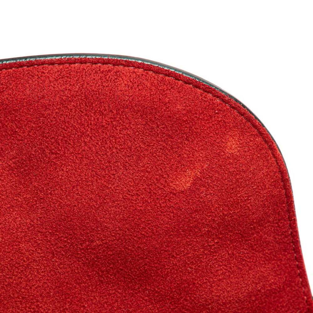 CHRISTIAN DIOR Red Lambskin Leather Shoulder Bag - Picture 5 of 9